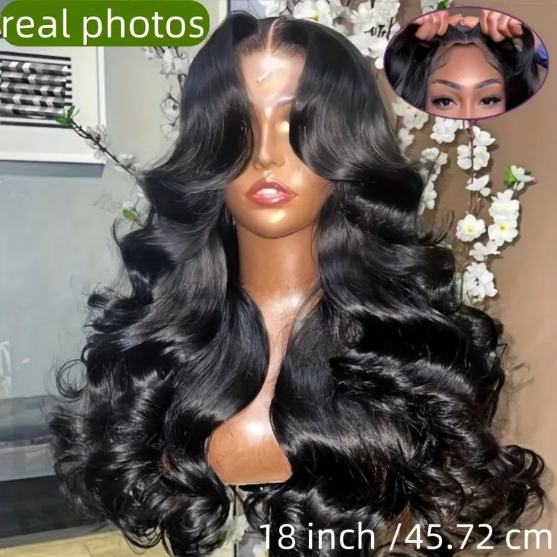 Pre-Plucked Body Wave Lace Wig with Baby Hair for Women