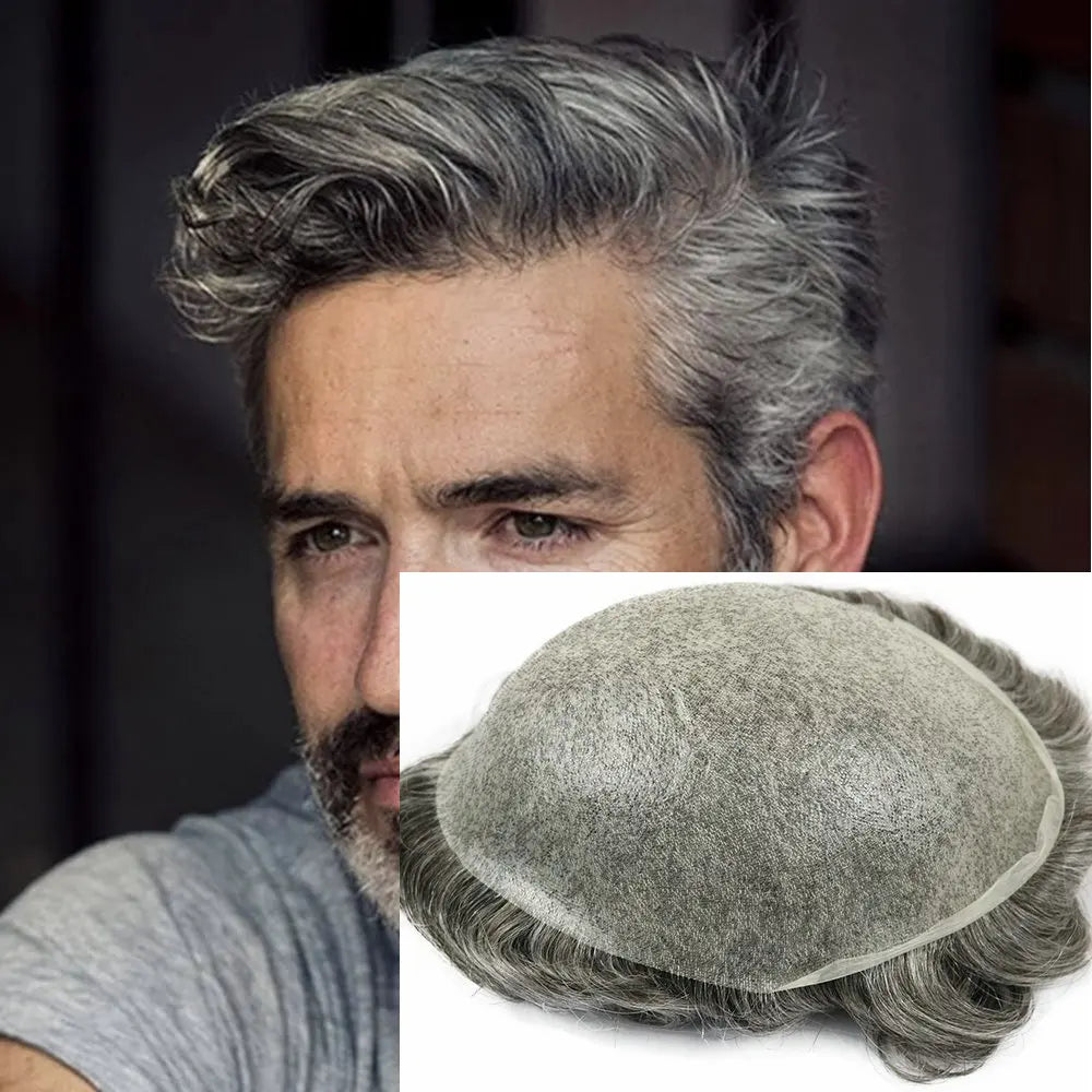 Ultra Thin Natural Hair Toupee Replacement System for Women