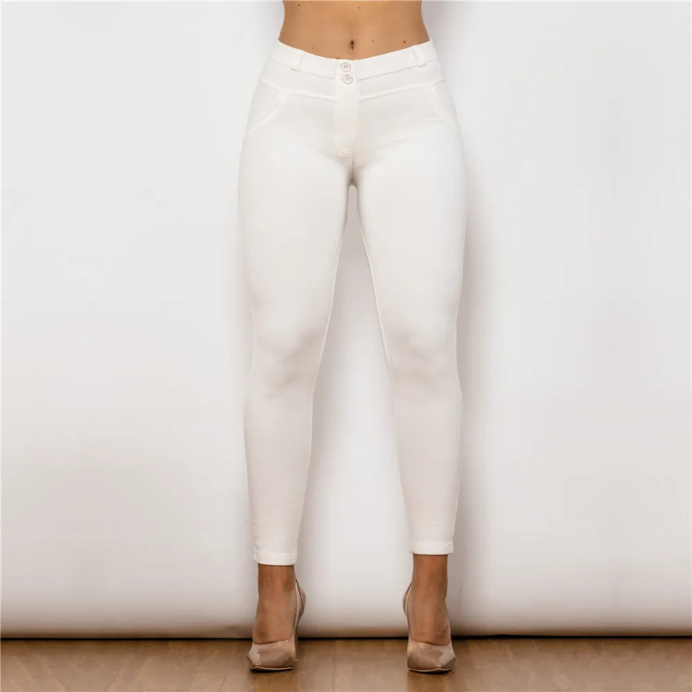 High Stretch Sculpting Slim Fit Pencil Pants for Women