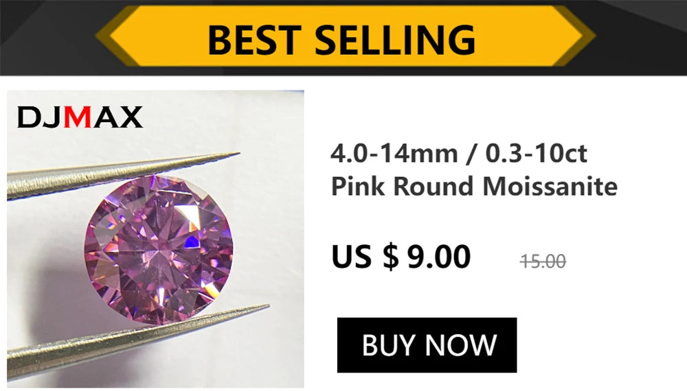 White Gold Plated Moissanite Drop Earrings for Women