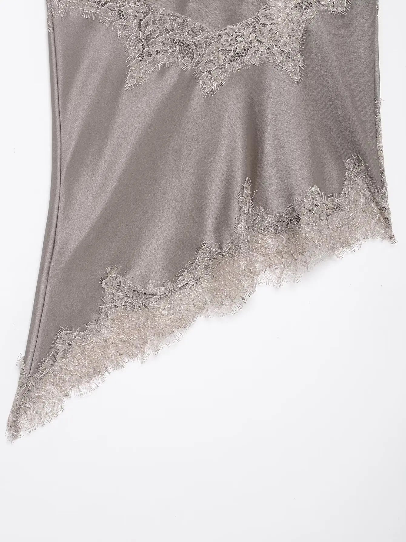 Elegant Lace Backless Asymmetrical Sleeveless Camisole for Women