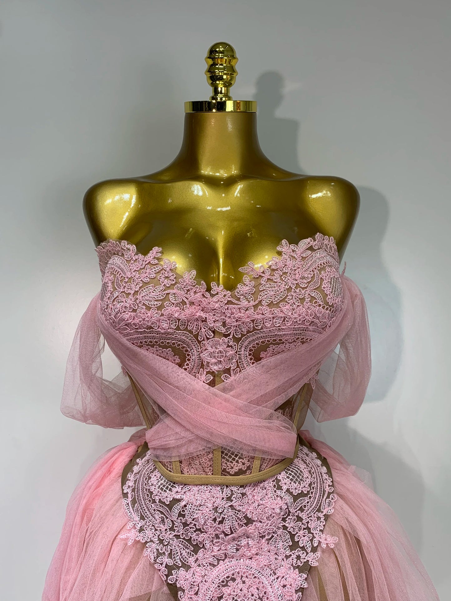 2025 New Arrived Sexy Cute Mesh Tops Skirt 2 PCS Set Women Celebrate Party Birthday Nightclub Performance Stage Show Outfit