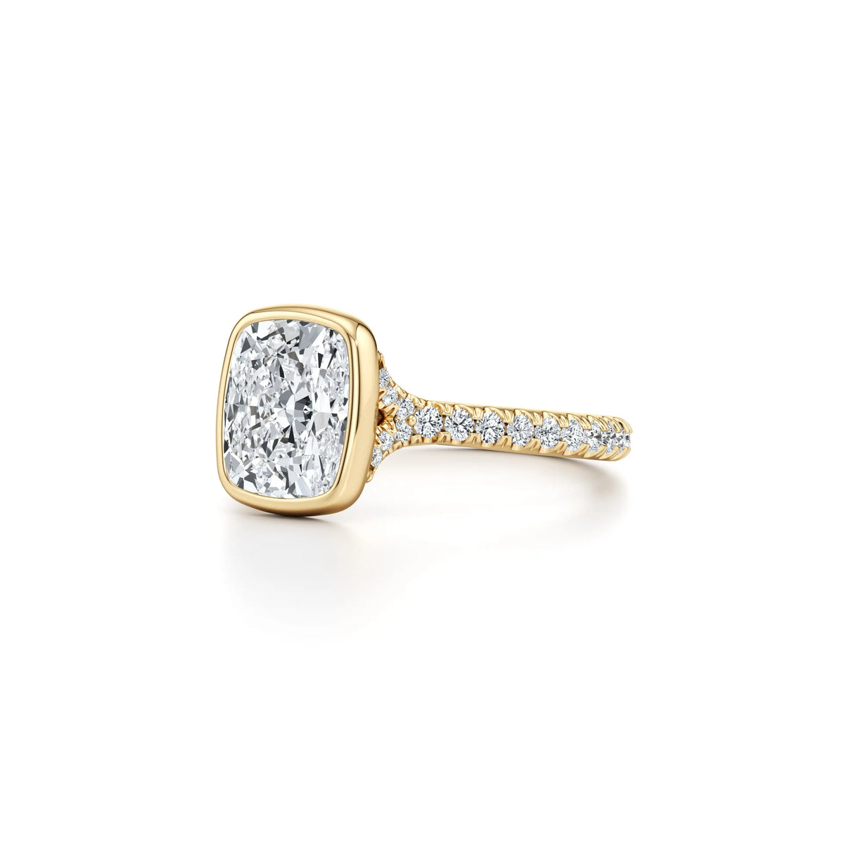 Moissanite Sterling Silver Statement Ring for Women