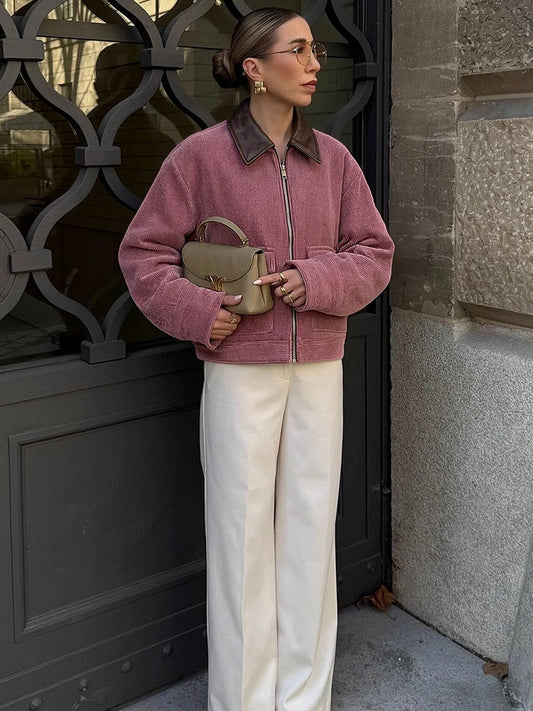 Pink Corduroy Jacket