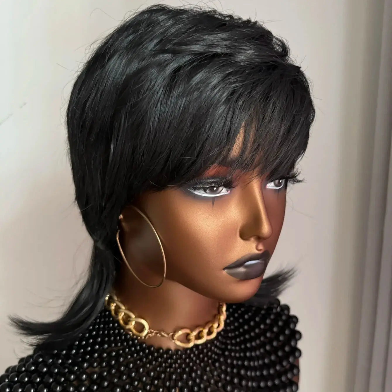 Premium Heat Resistant Synthetic Pixie Cut Wig for Women