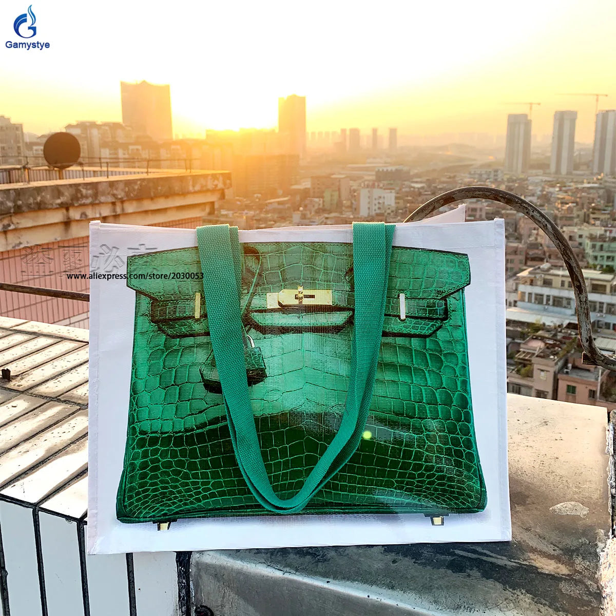 Unisex Extra Large Woven Tote Bag