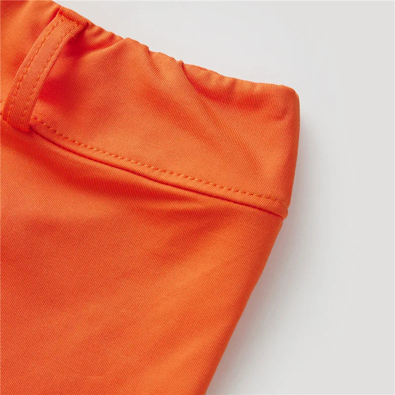 Velma Inspired Orange Three Piece Costume Set for Women