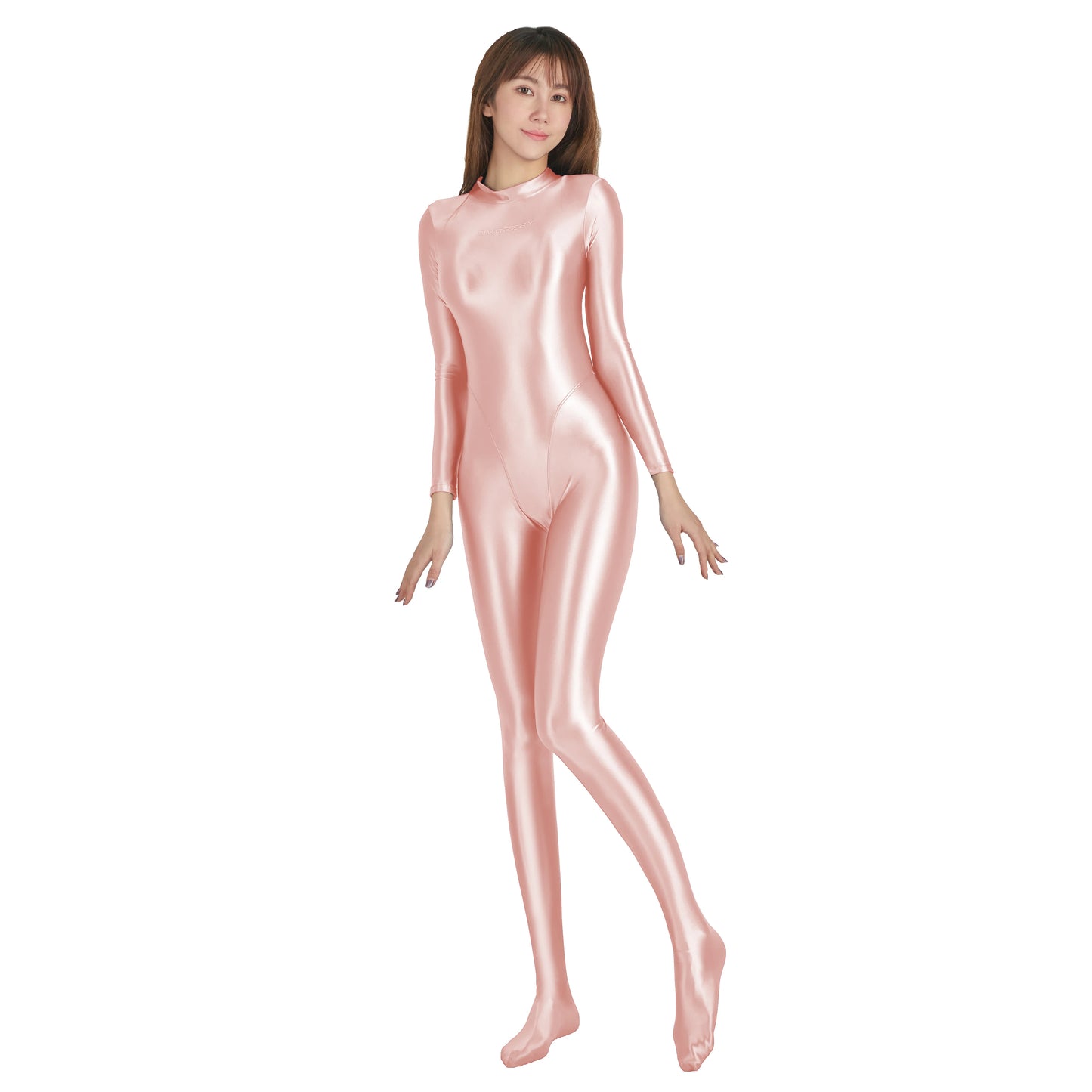 Athleisure Satin Zentai Bodysuit