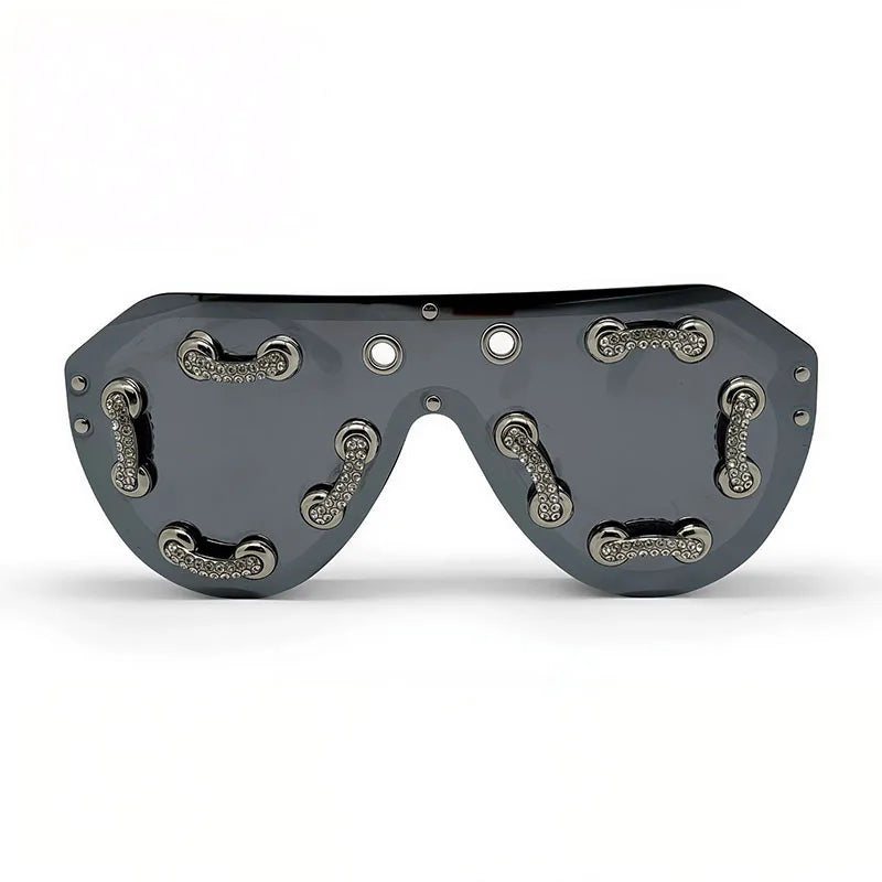 Futuristic Shield Fashion Sunglasses