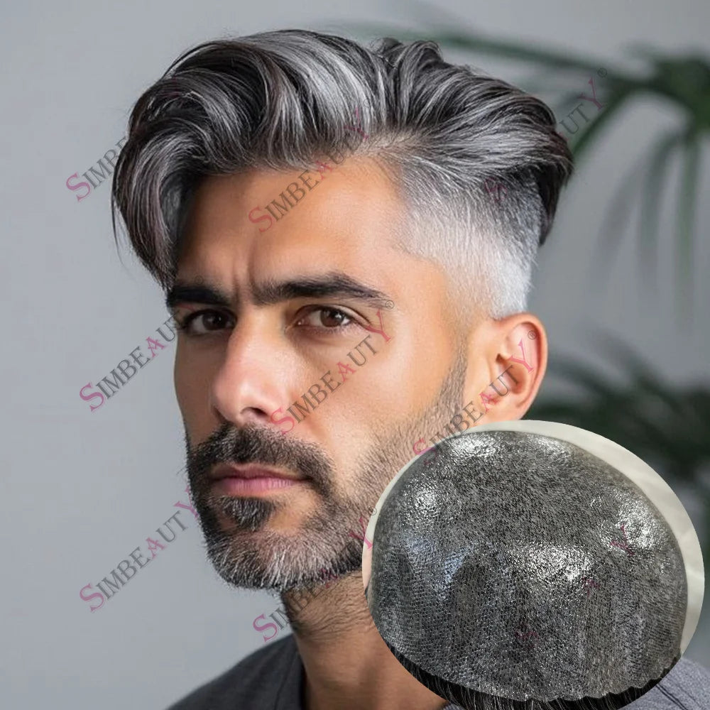 Undetectable Natural Hairline Human Hair Toupee for Women