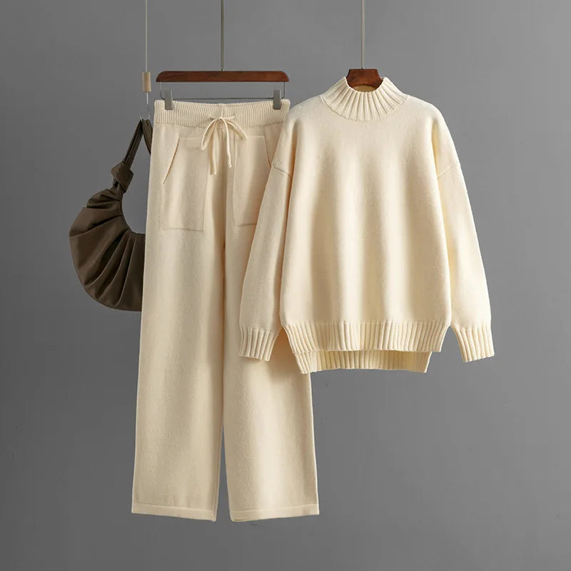 Cozy Turtleneck Knit Set