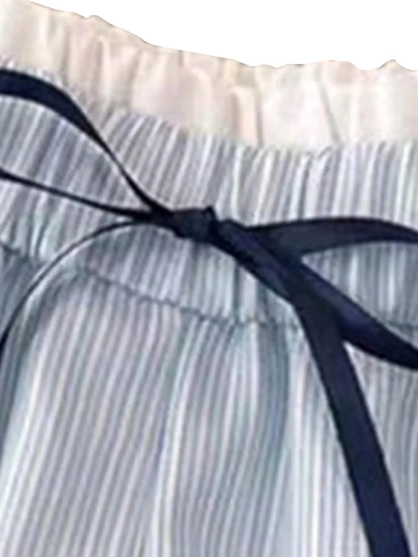 Plus Size High Waist Denim Inspired Wide Leg Pants
