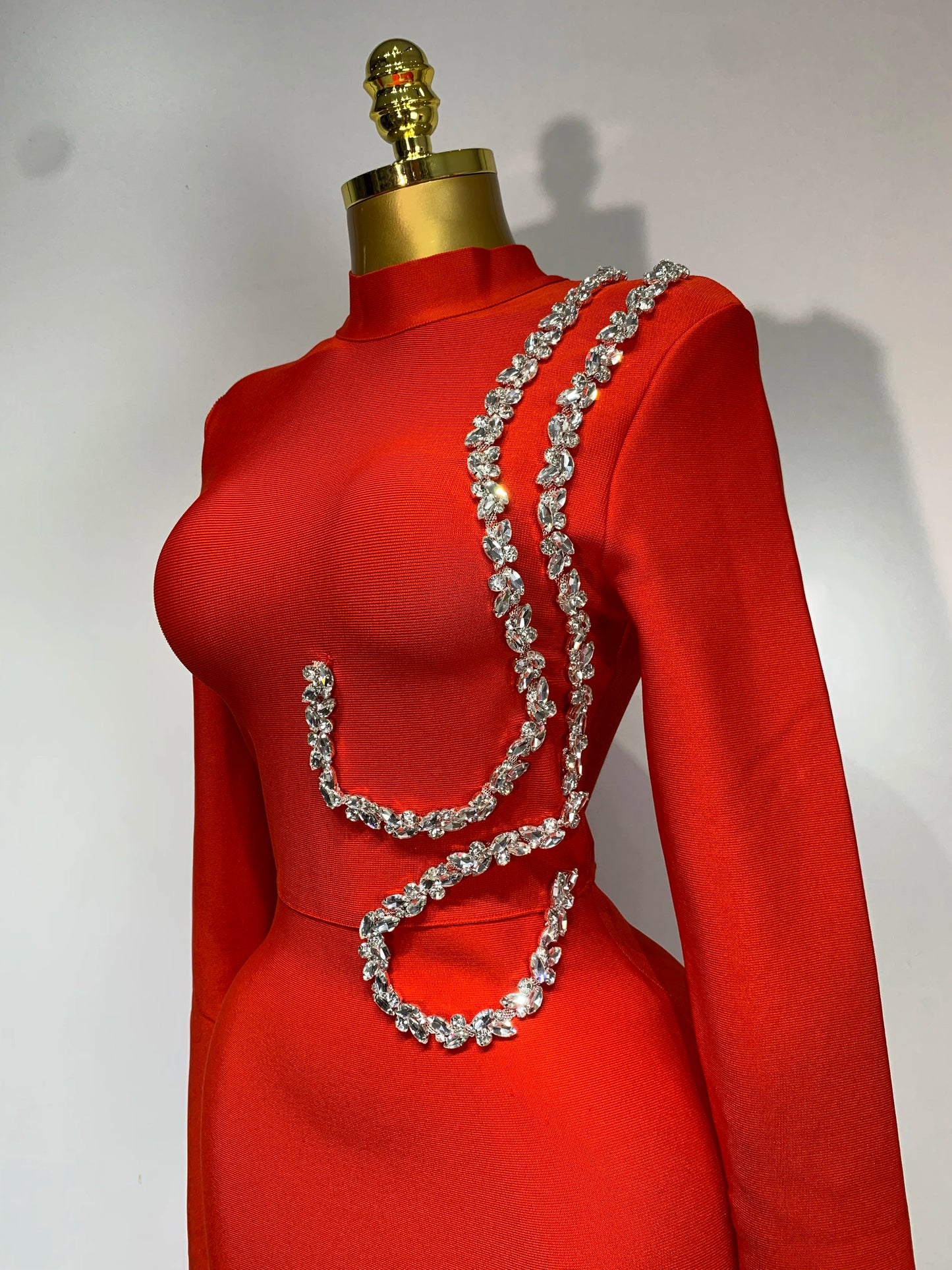 Women Sexy Long Sleeve Diamonds Maxi Long Bodycon Bandage Dress 2025 Celebrity Elegant Evening Party Luxury Birthday Dresses