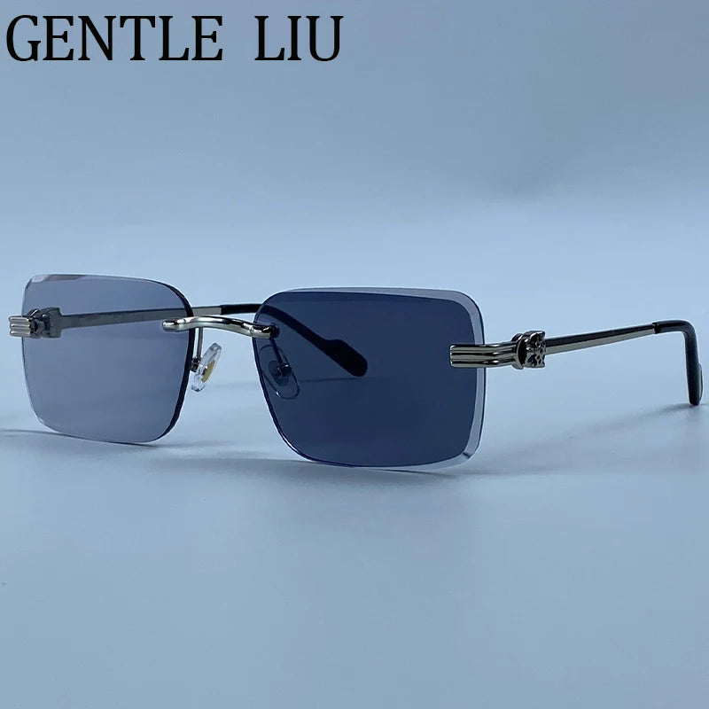 Rimless Photochromic Sunglasses