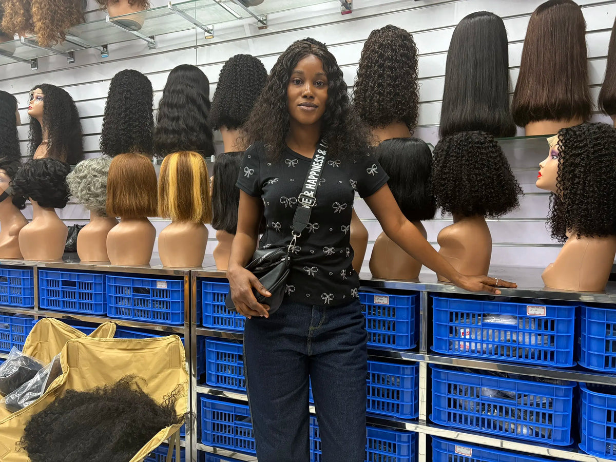 Burgundy Highlight Body Wave Lace Front Human Hair Wig for Women
