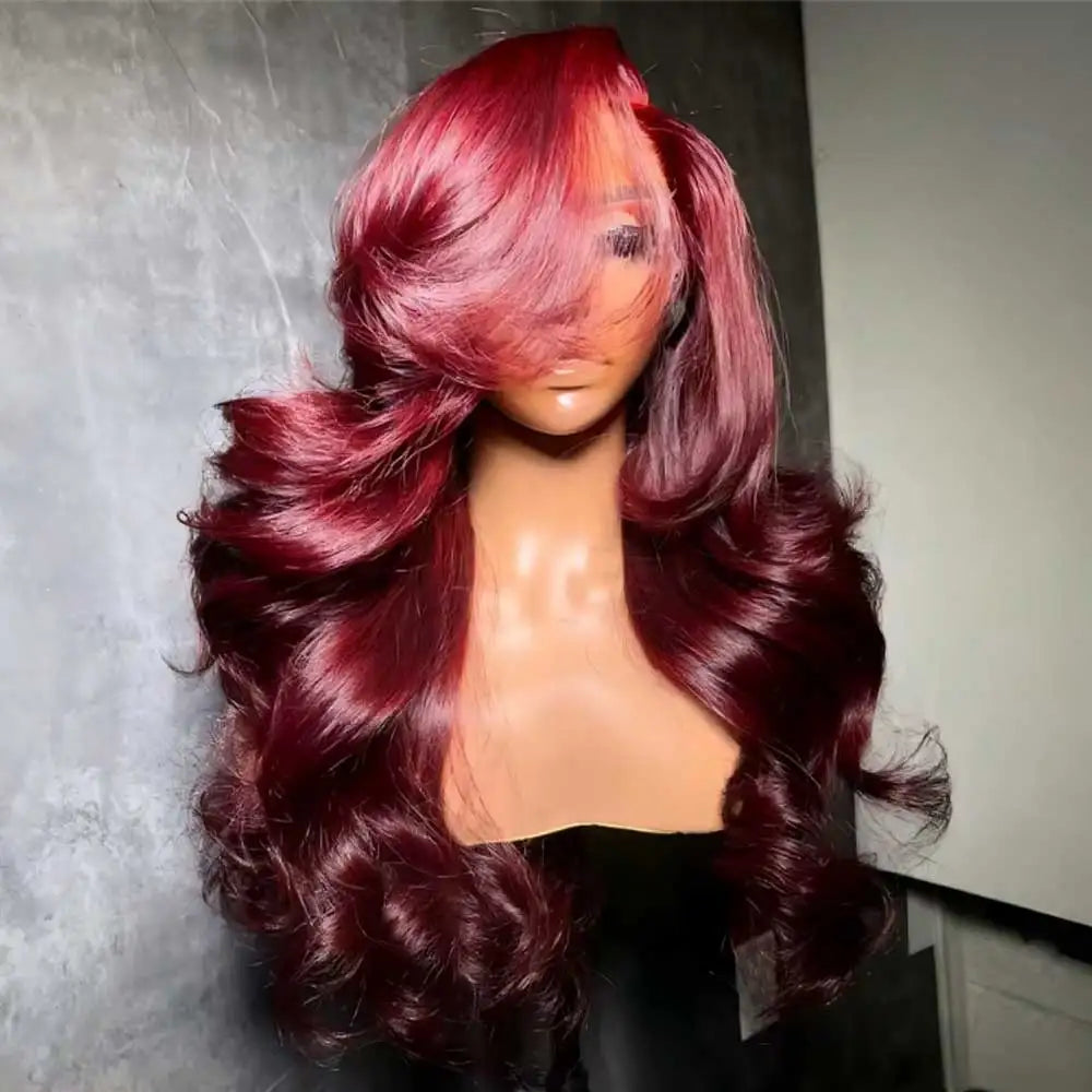HD Transparent Remy Hair Body Wave Lace Front Wig for Women
