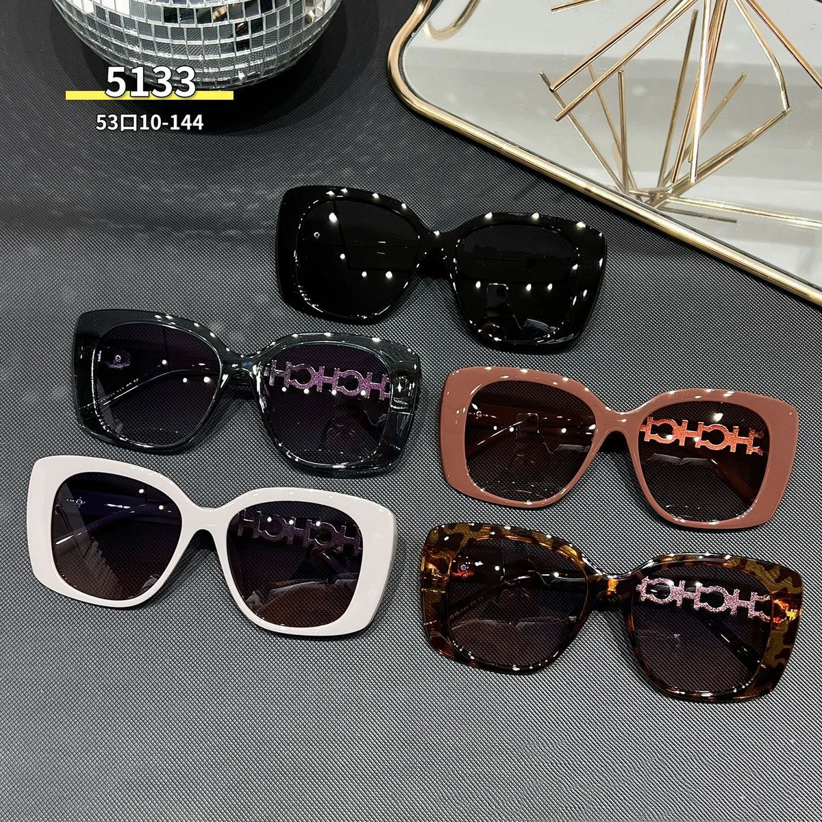 Black Full Frame Cat Eye Sunglasses