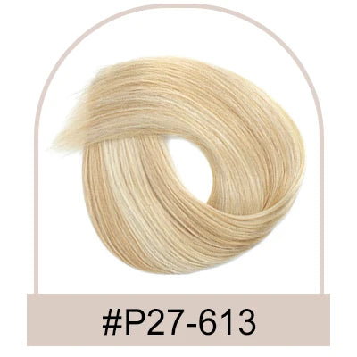 Invisible Straight Human Hair Extensions for Women