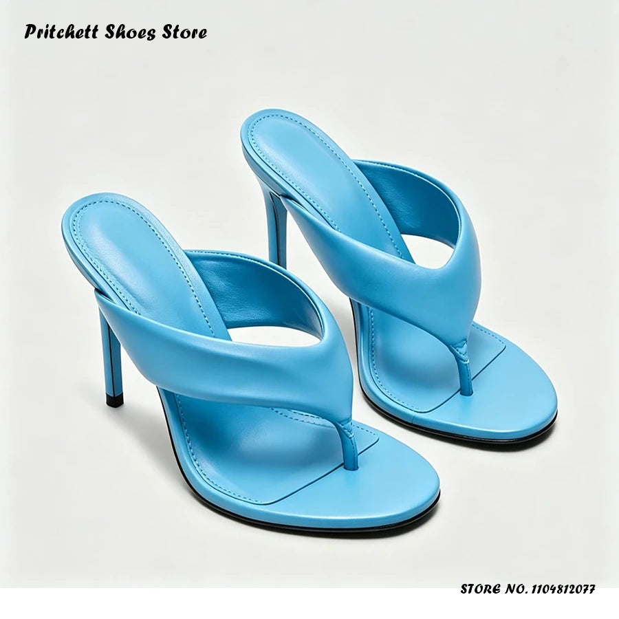 Premium Chic Thin Heel Open Toe Casual Flats For Women