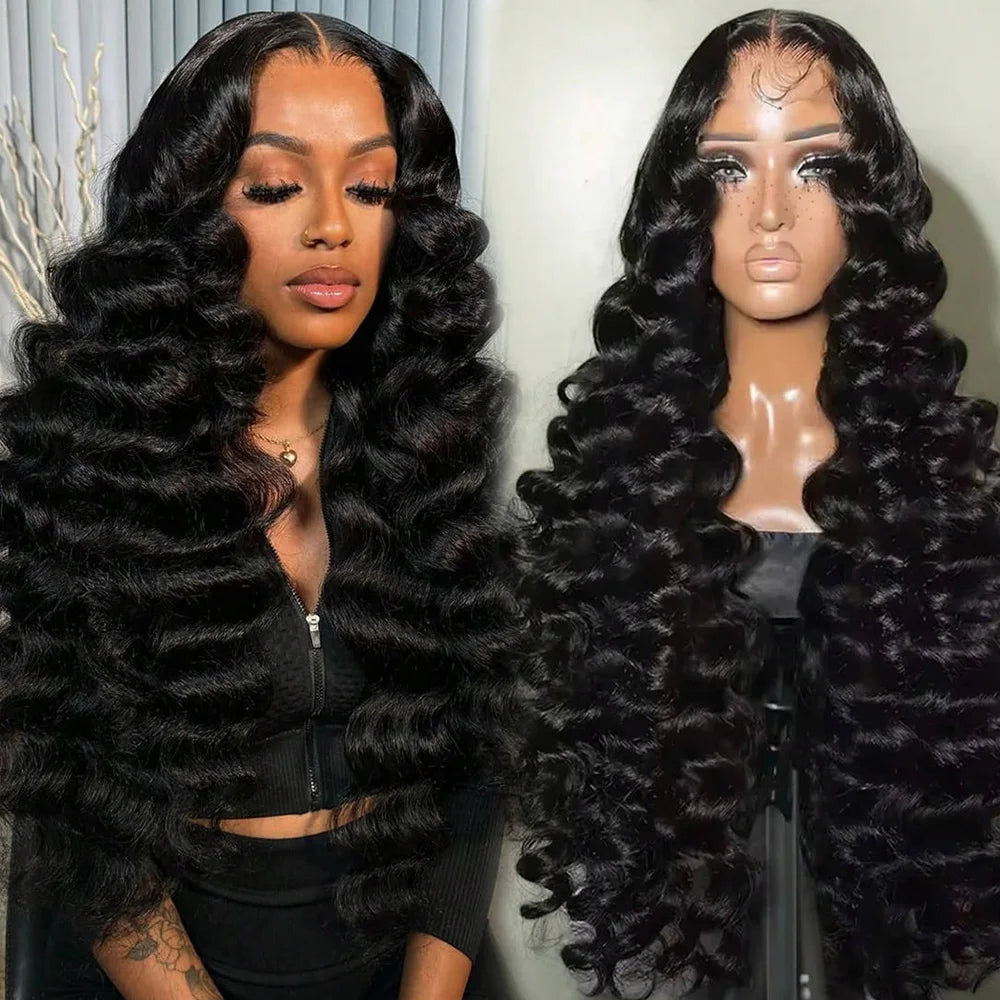 Deep Wave Human Hair Lace Front Wig