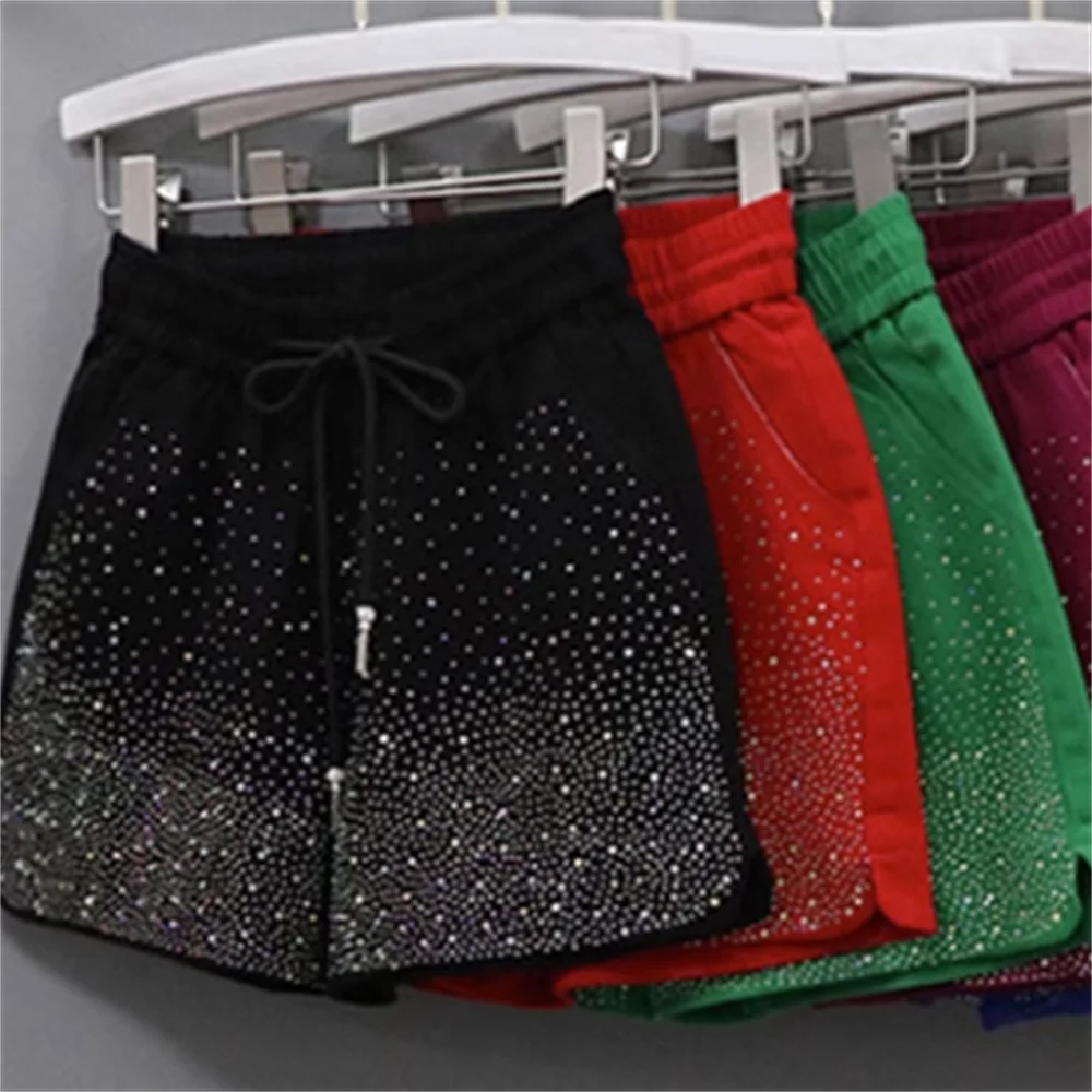 Lightweight High Waist Wide Leg Casual Shorts for Women