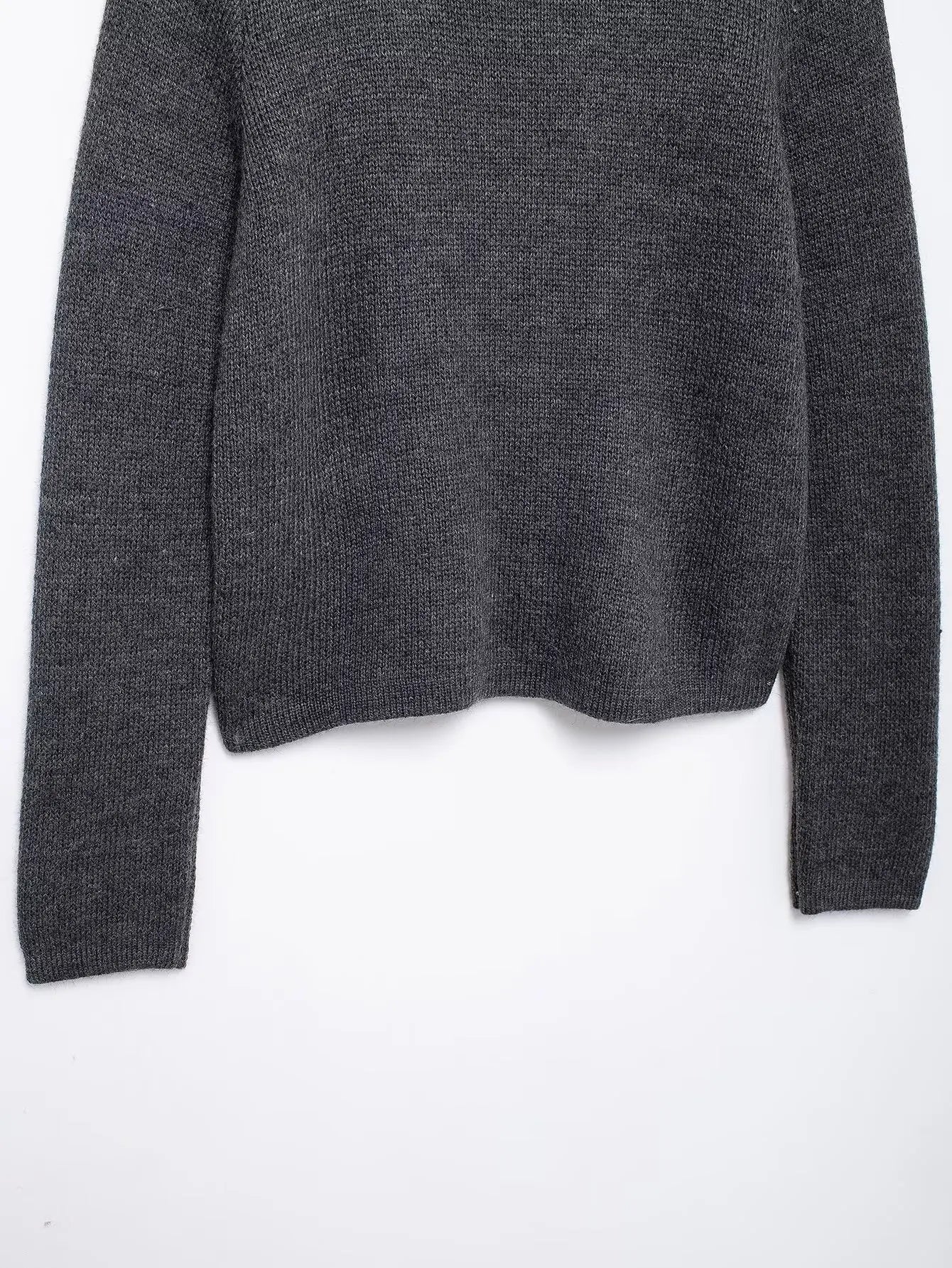 Winter Slim Knitted Cardigan with Button Details for Women