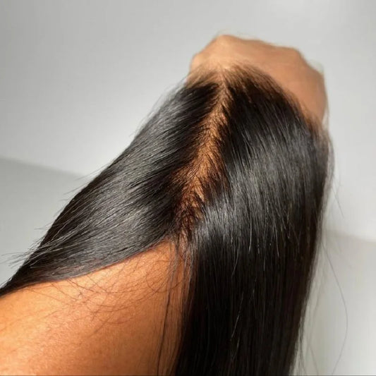 13x6 Transparent Lace Frontal Brazilian 100% Human Hair For Women Pre Plucked 4x4 Straight Lace Frontal Closure Only