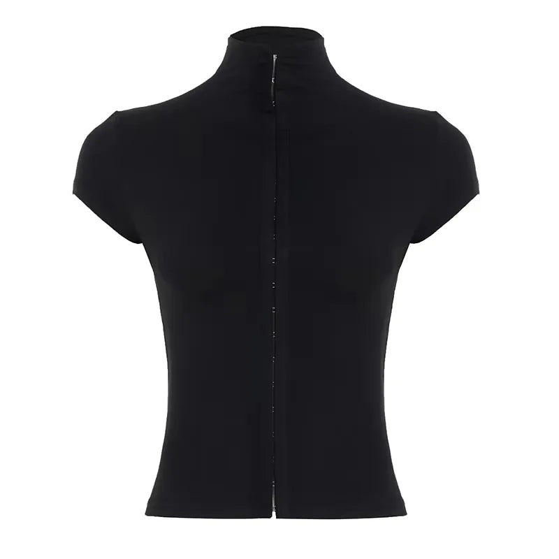 Vintage Streetwear Japanese Star Crop Top for Women