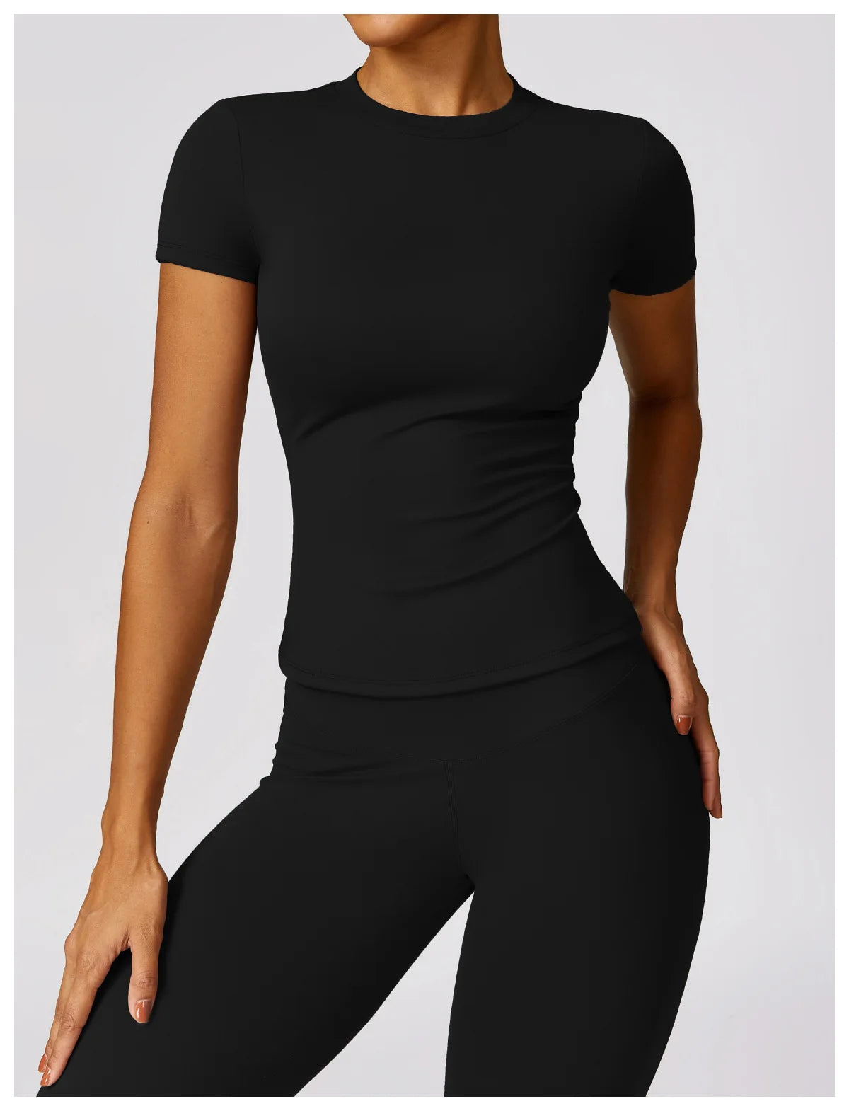 Casual Streetwear Two Piece Crop Top and Bodycon Pants Set for Women
