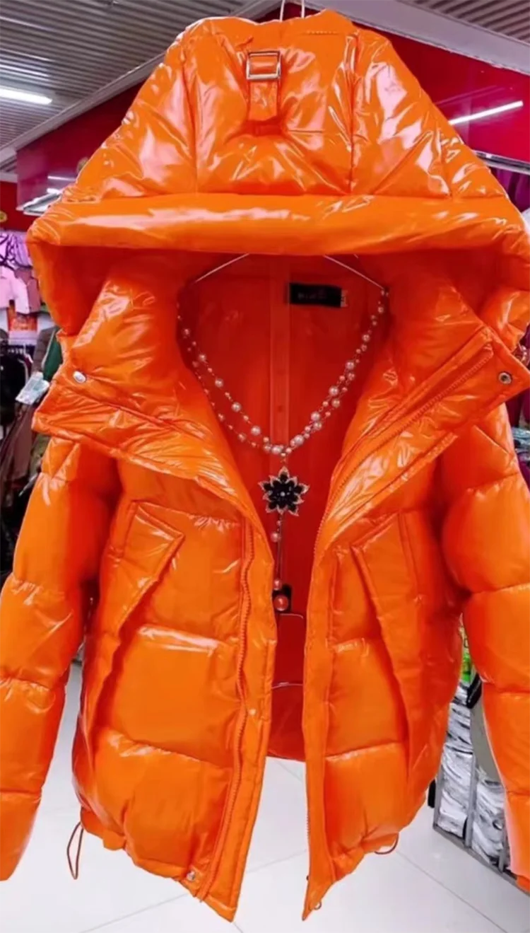 Soft Hooded Cotton Padded Loose Winter Jacket for Women