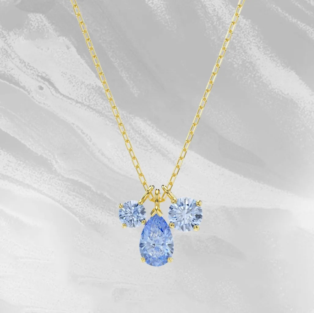 Dazzling Zircon Crystal Statement Necklace for Women