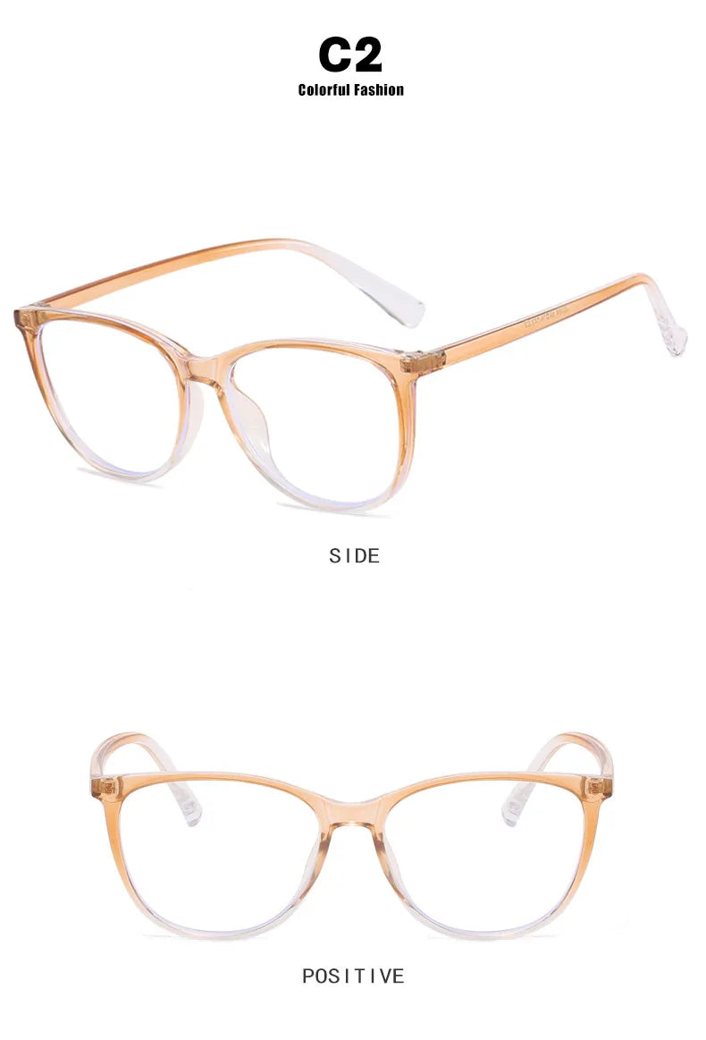 Blue Light Blocking Cat Eye Reading Glasses for Women