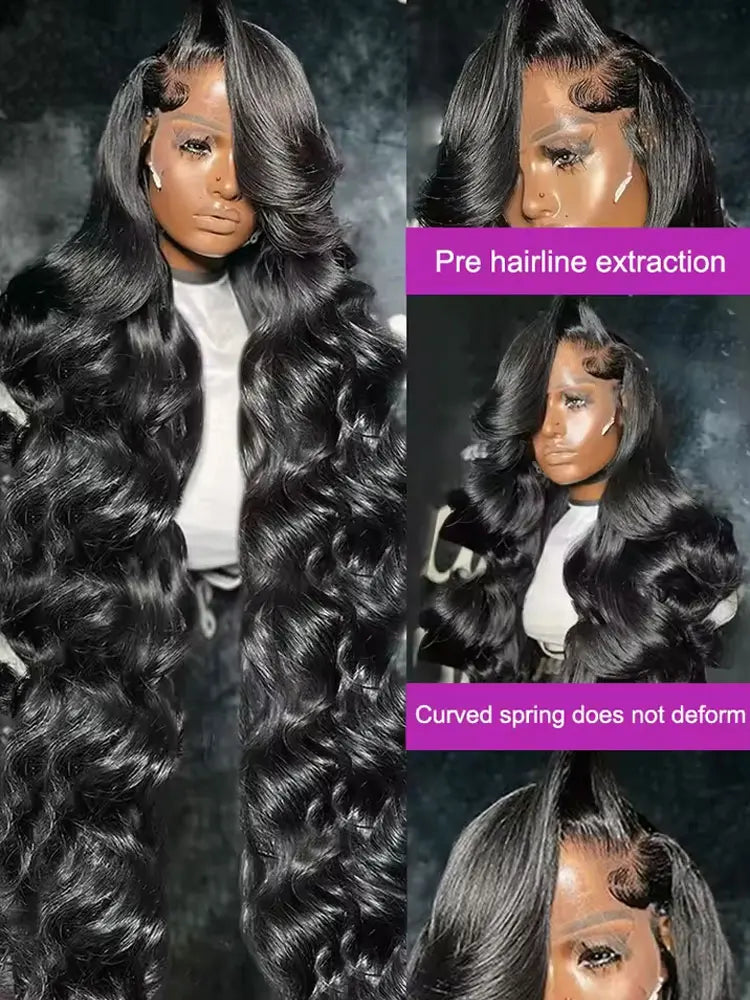 Preplucked Body Wave Lace Front Human Hair Wig For Women