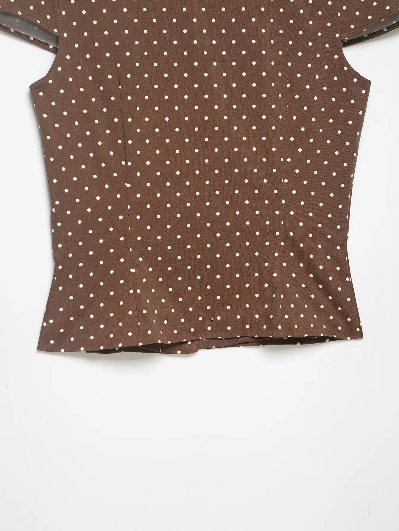 Elegant Polka Dot Button T Shirt and Shorts Set for Women