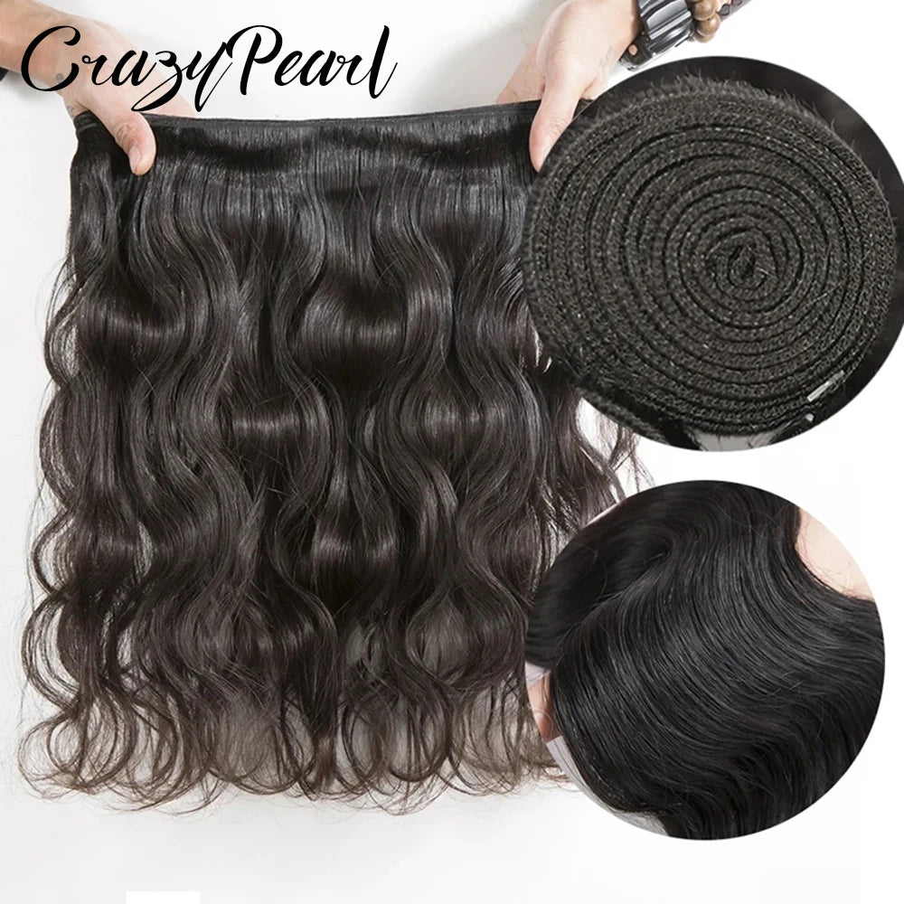 Unprocessed Body Wave Human Hair Bundles for Women