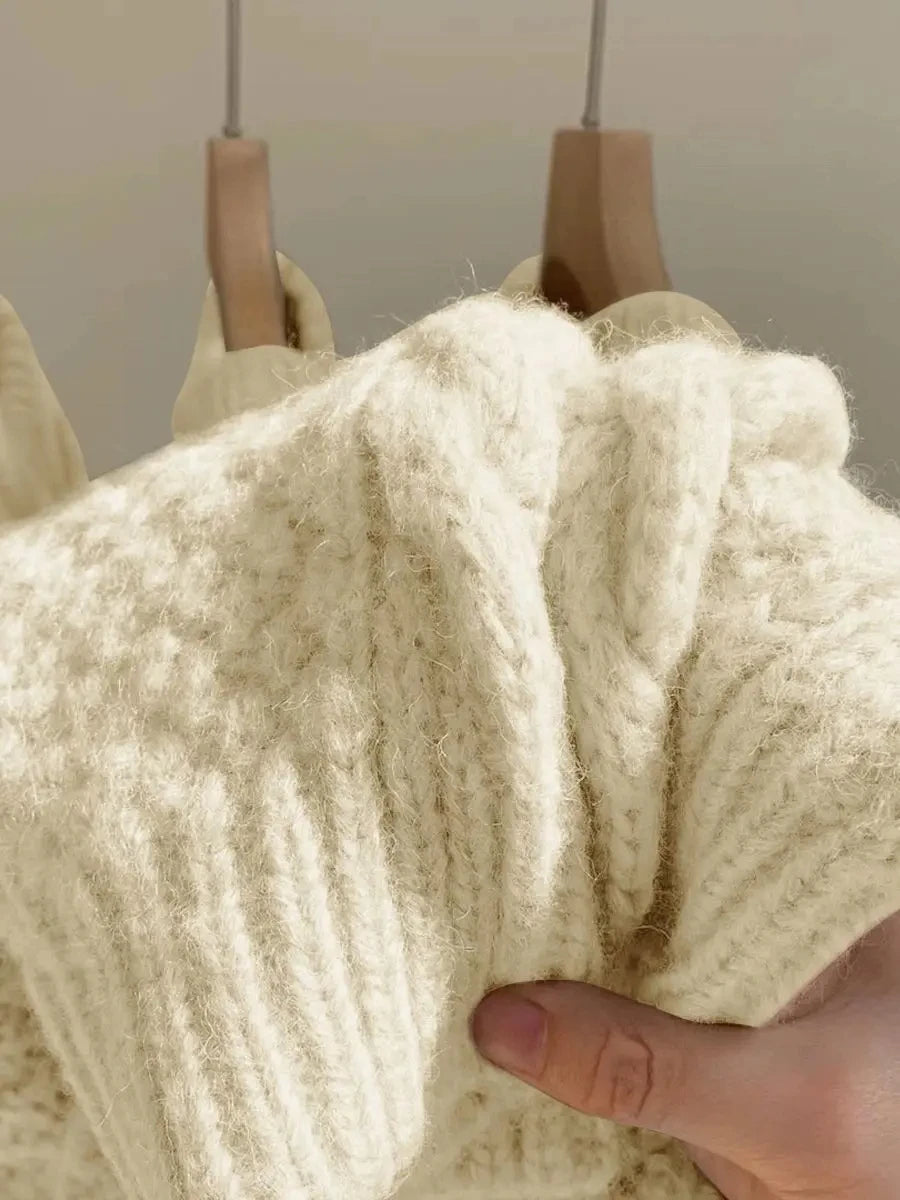 Retro Cozy Knit Sweater