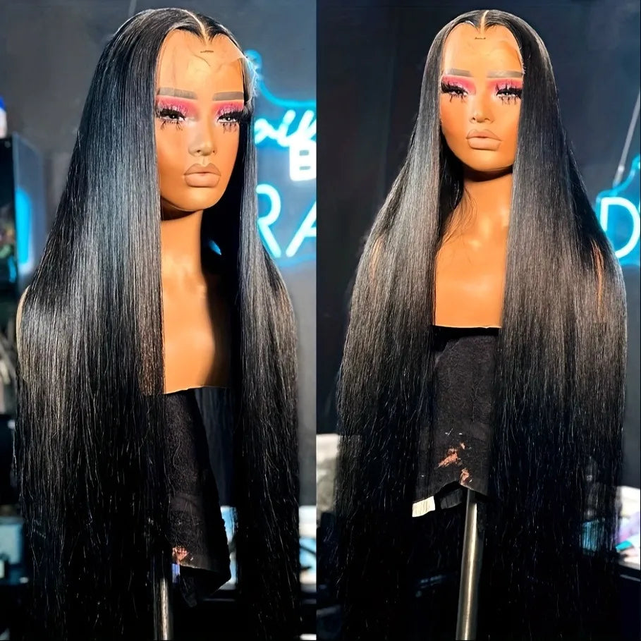 Glueless HD Straight Remy Human Hair Wig for Women