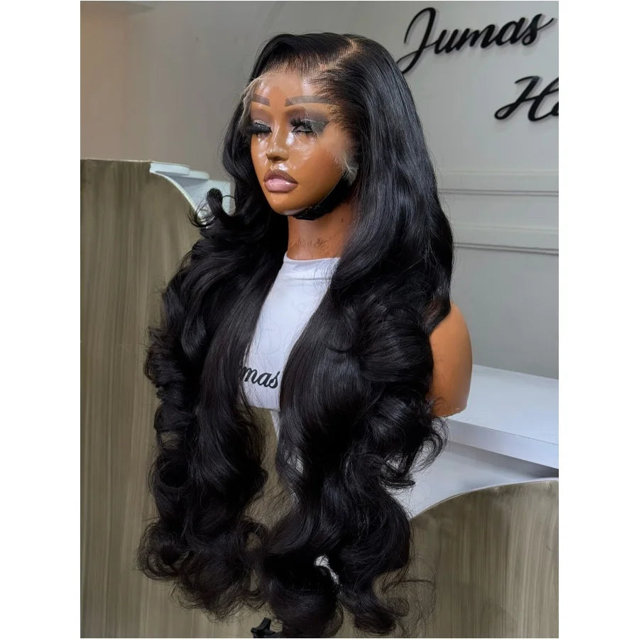 Ginger Orange Body Wave Human Hair Lace Front Wig For Women