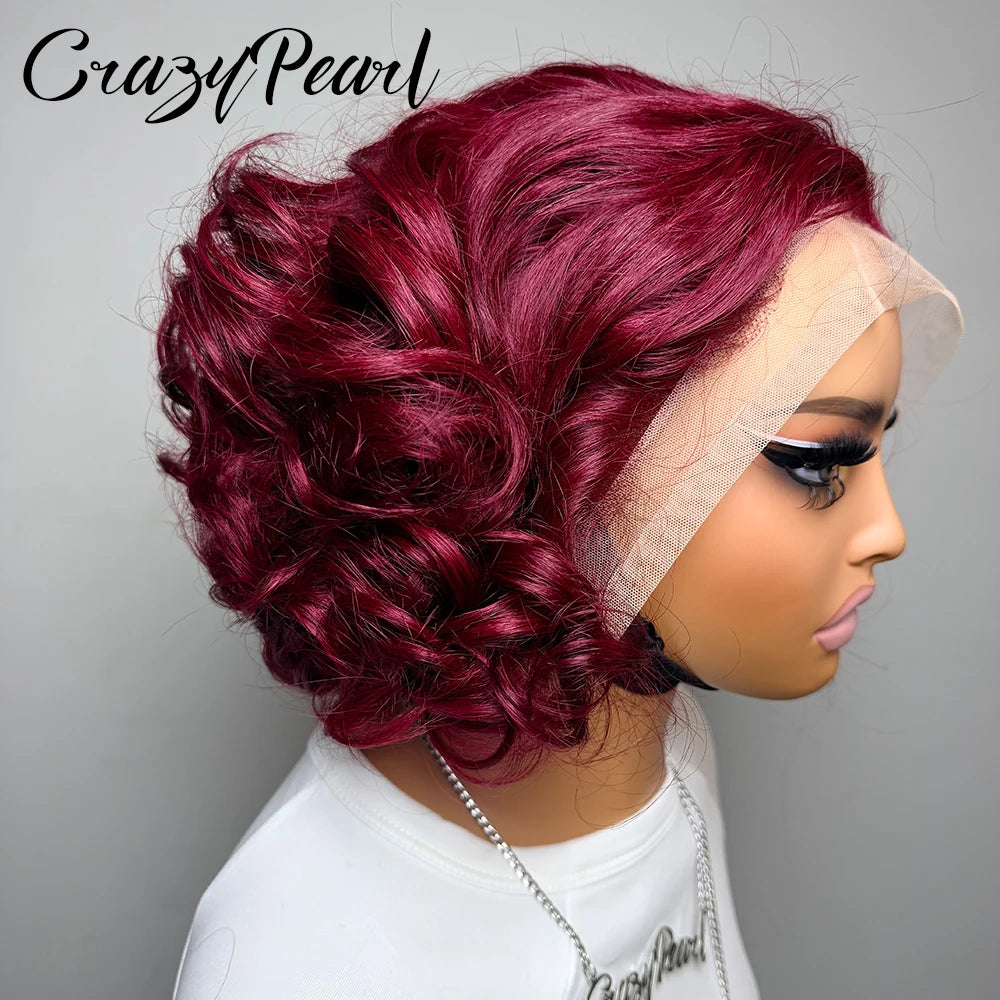 Loose Wave HD Lace Frontal Human Hair Wig for Women
