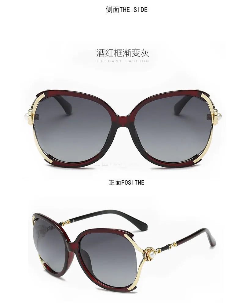 Vintage Gradient Rimless Sunglasses