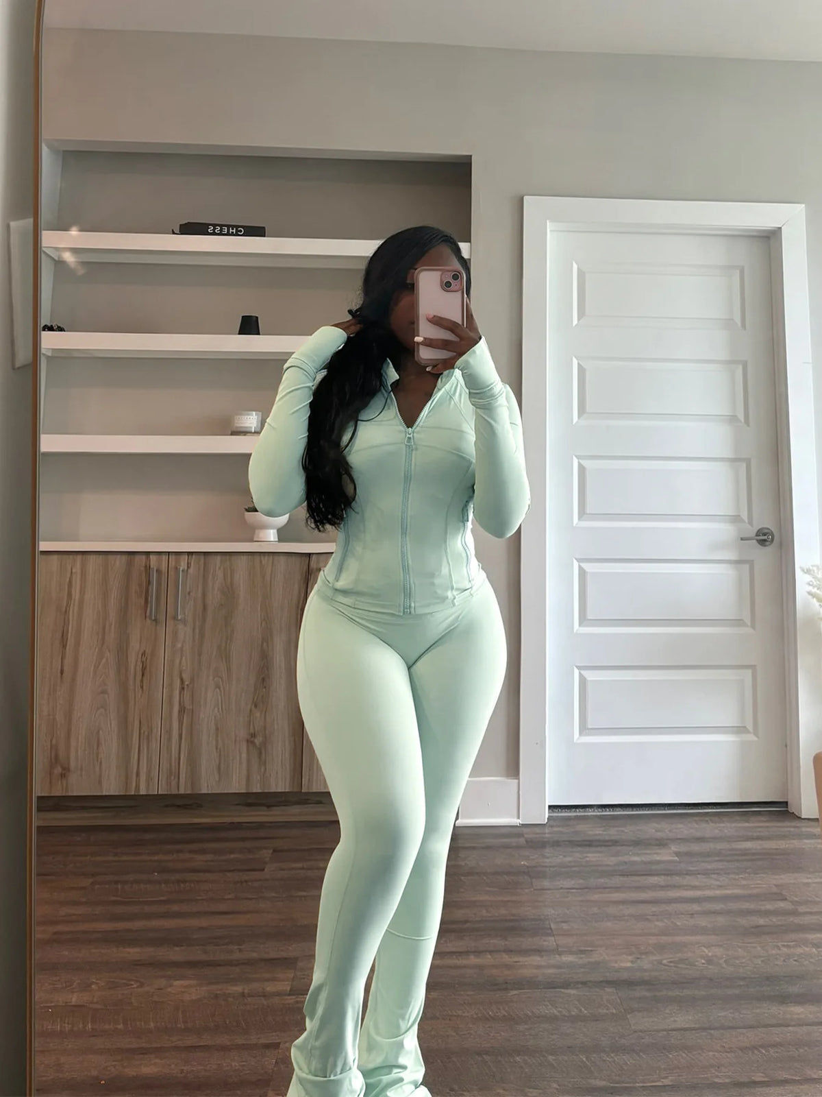 Streetwear Casual Two-Piece Tracksuit Set for Women