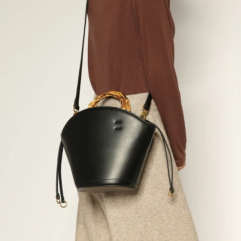 Spacious Bamboo Knot Tote Bag