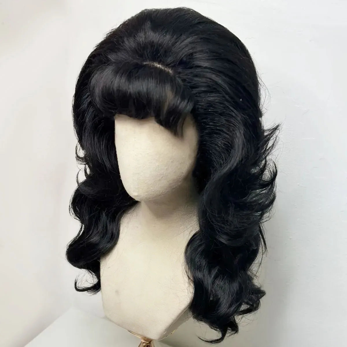 Peggy Bundy Classy 70s Retro Long Brown Hair Wig for Women Costume Accessory 60s 70s Party Cosplay