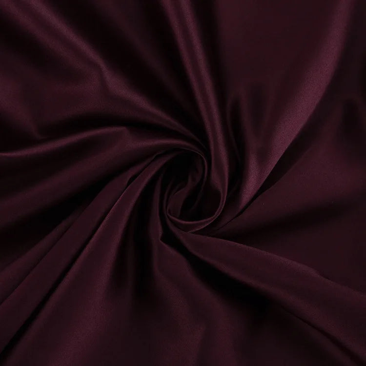 Draped Satin Maxi Skirt