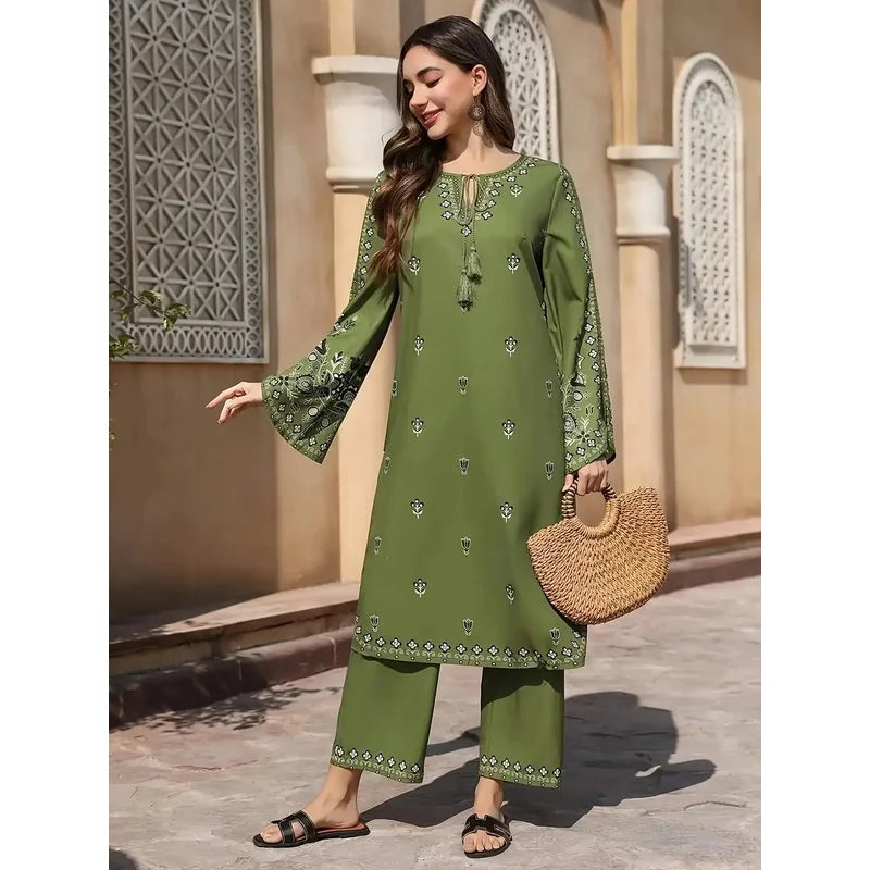 Boho Printed Salwar Suit Set