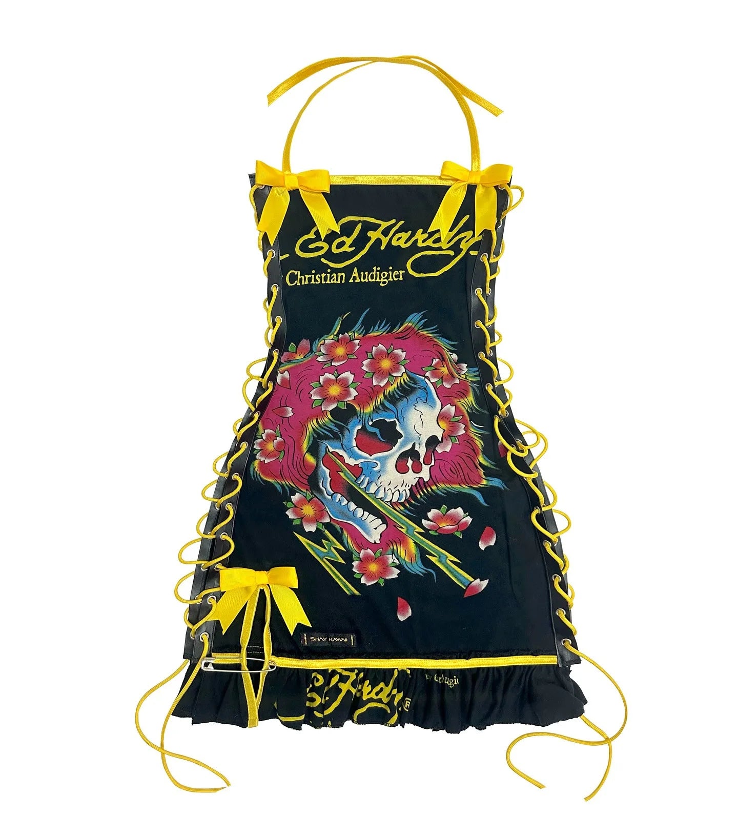 Halter Neck Printed Gothic Bandage Dress for Women