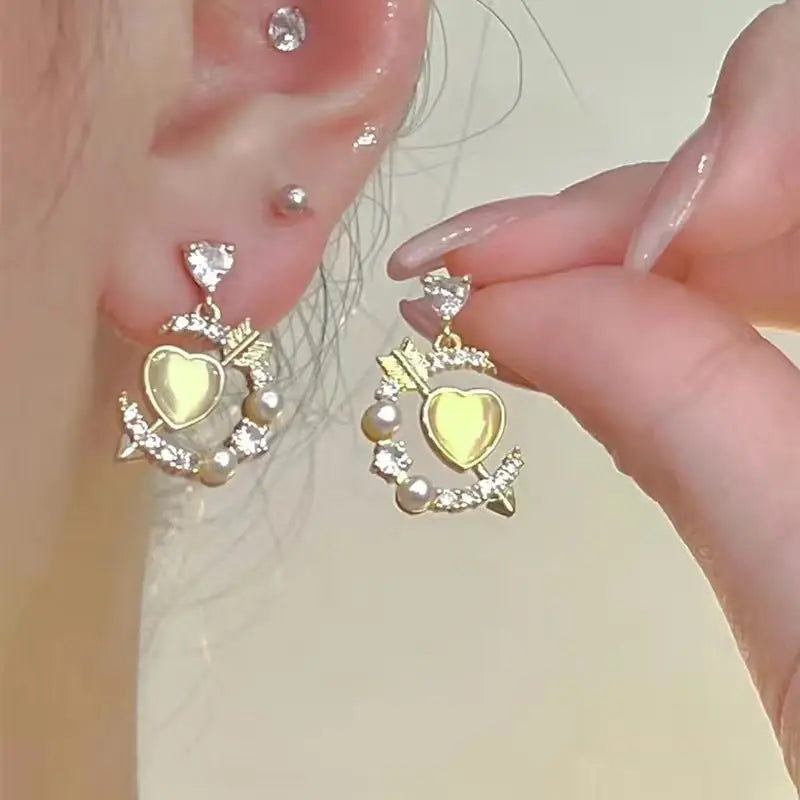 Geometric Non Pierced Clip On Earrings