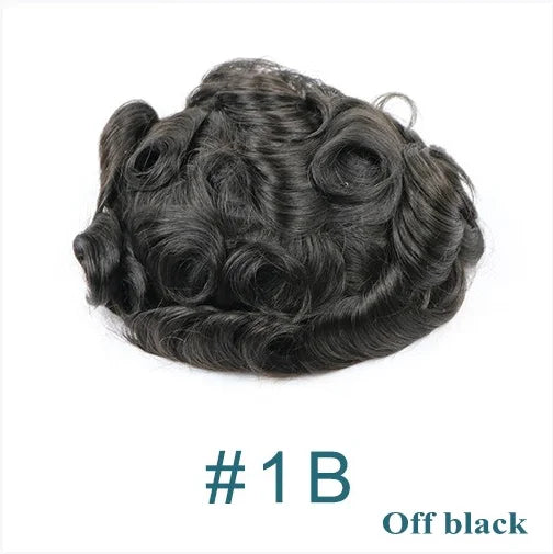 Natural Hair Toupee With Undetectable Full Skin Base for Women