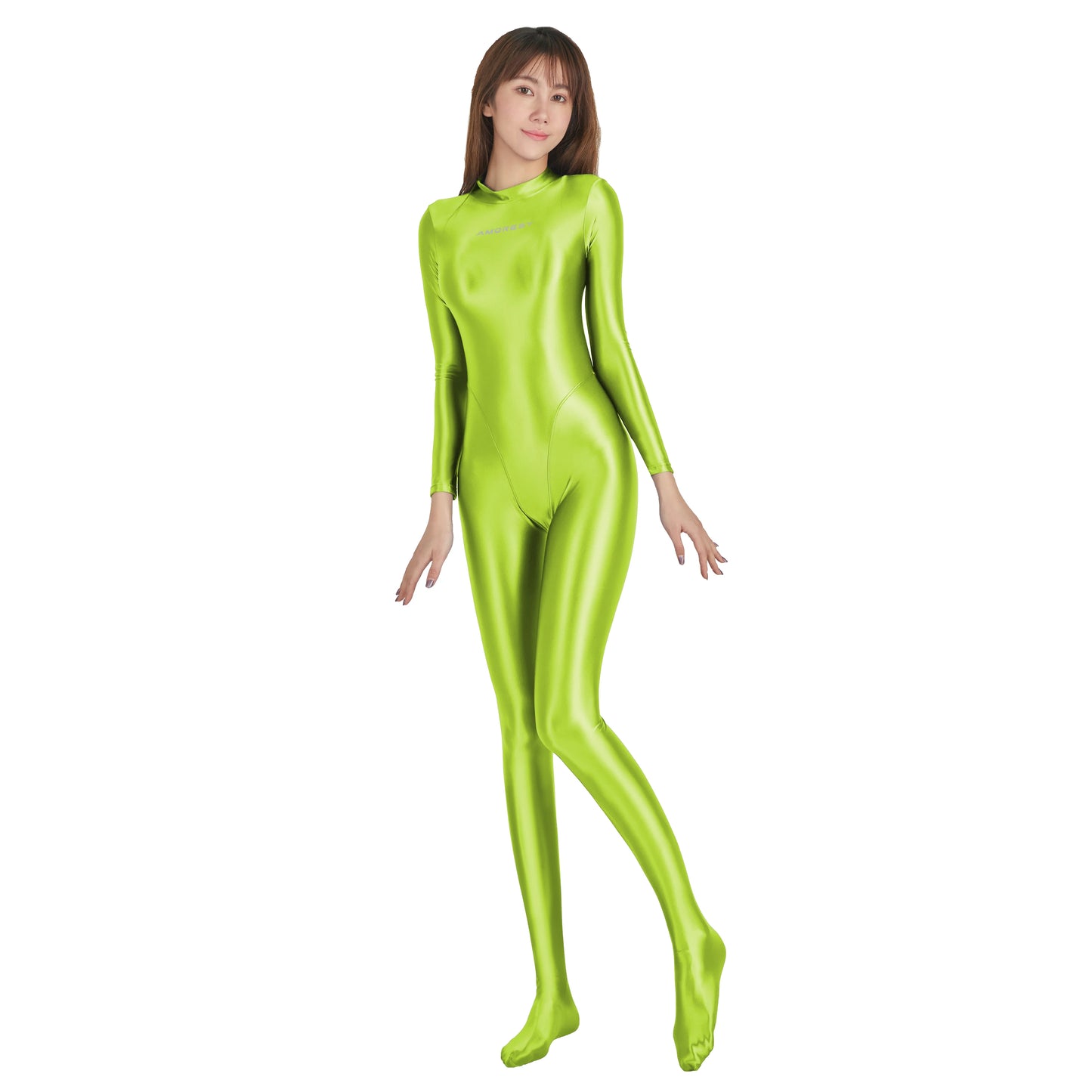 Athleisure Satin Zentai Bodysuit