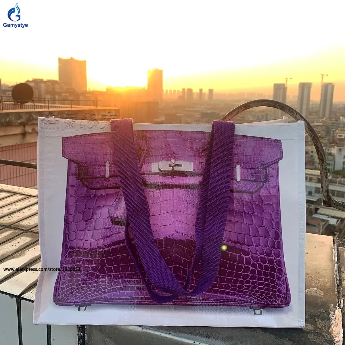 Unisex Extra Large Woven Tote Bag
